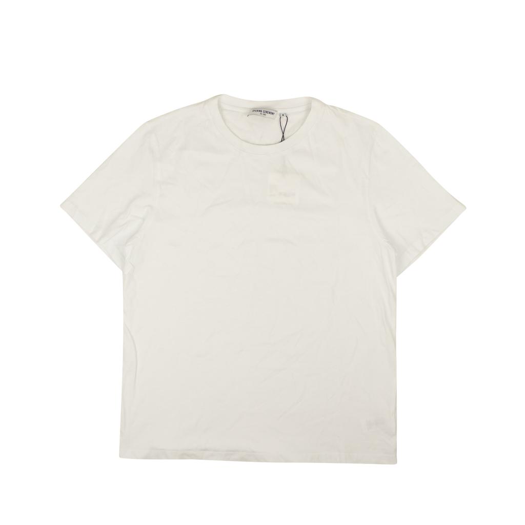 Opening Ceremony Chalk White Cotton Blank OC T-Shirt