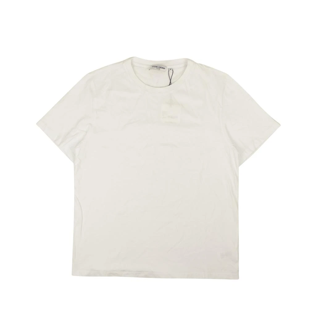 Opening Ceremony Chalk White Cotton Blank OC T-Shirt 1