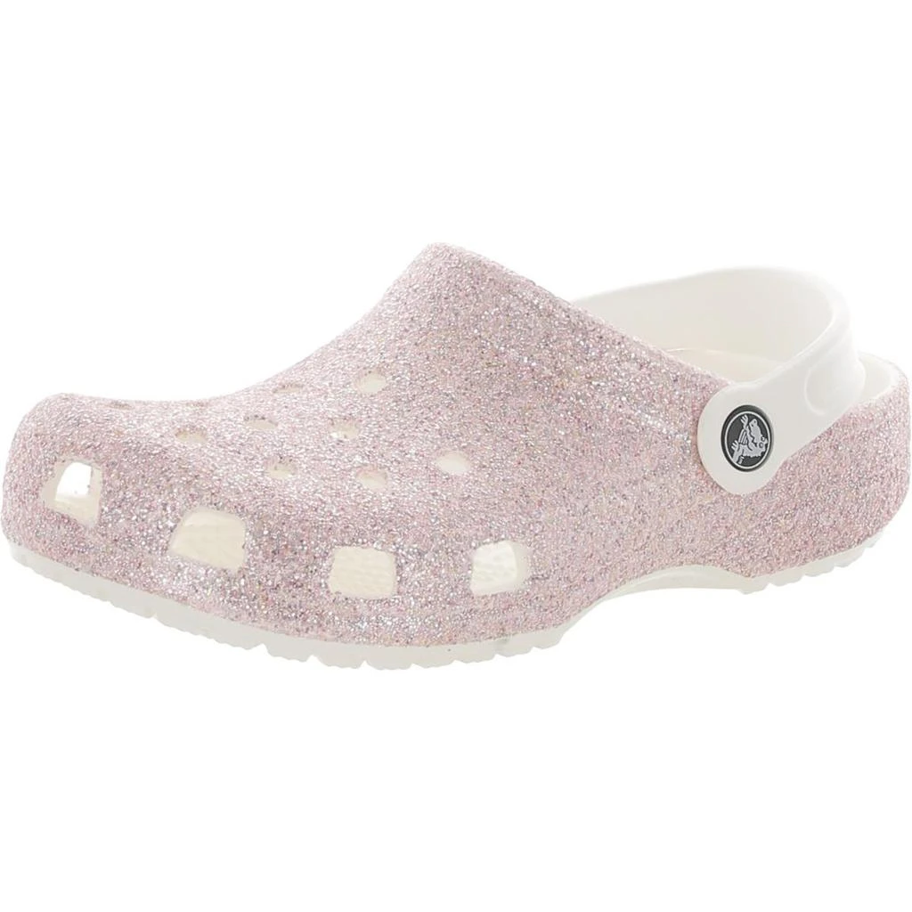 Crocs Crocs Girls Classic Glitter Glog Little Kid Ankle Strap Sport Sandals 1