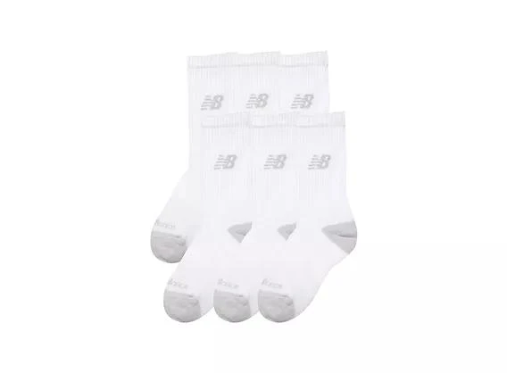 New Balance Youth Active Crew Socks 6 Pack 2