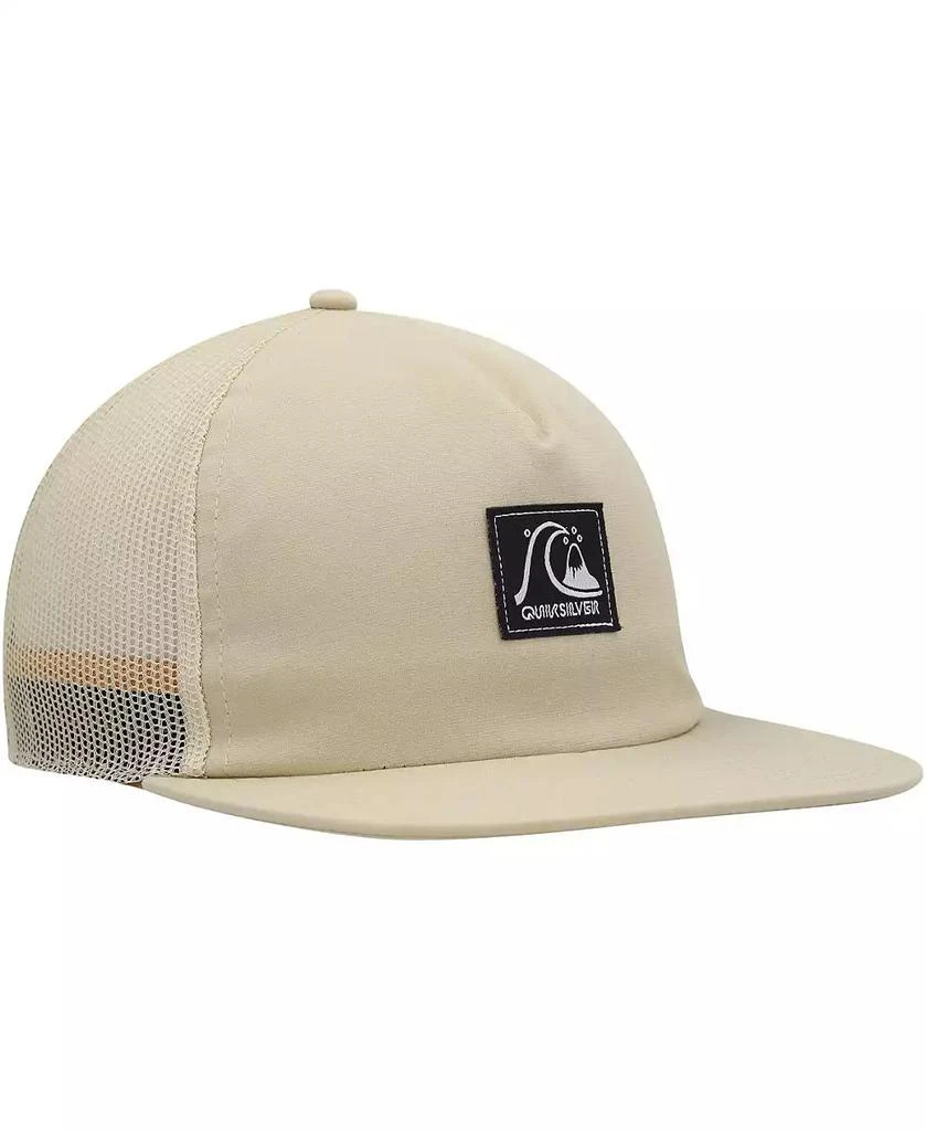 Quiksilver Men's Oatmeal Checked Out Snapback Hat 3