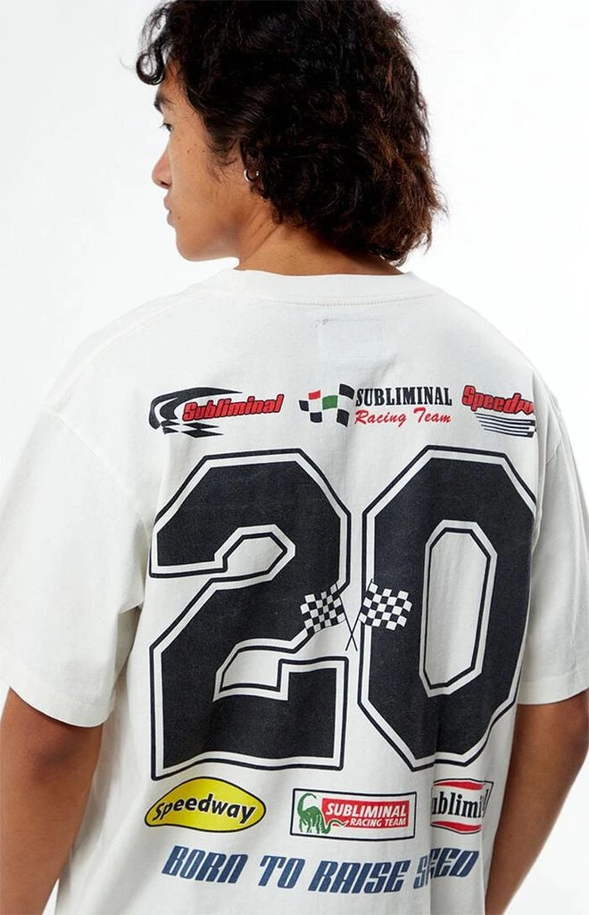 PacSun Subliminal Racing Oversized T-Shirt 2
