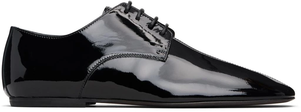 Dries Van Noten Black Square Toe Derbys 1