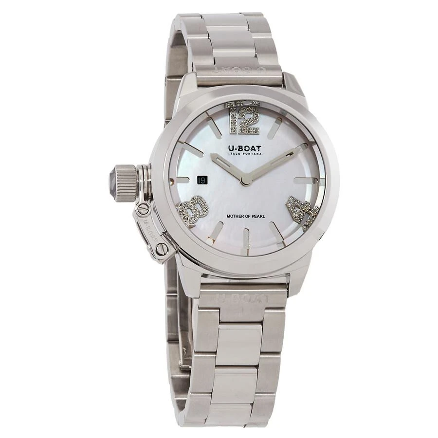 U-Boat Classico Quartz Pink Dial Ladies Watch 8898 1