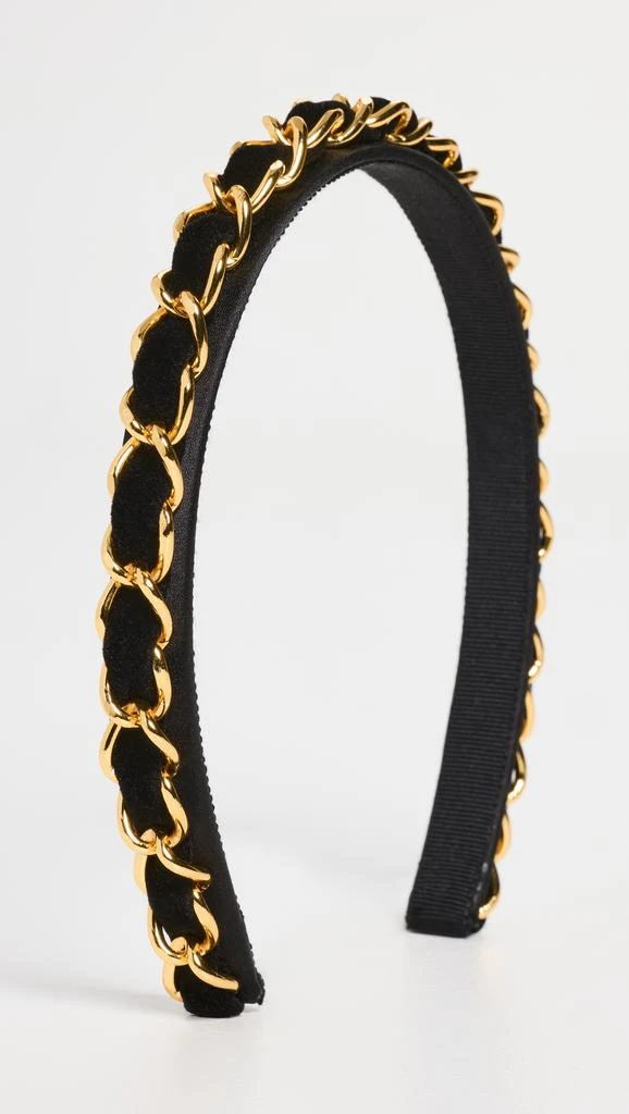 Jennifer Behr Kason Velvet Headband 1