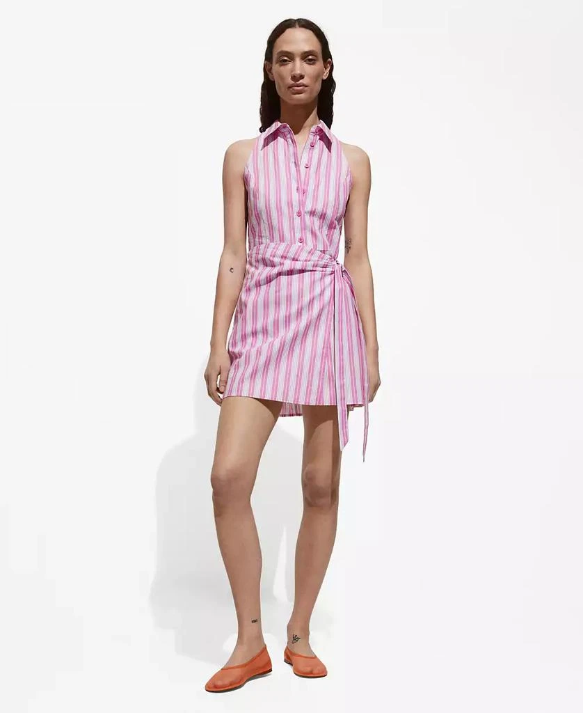 Mango Women's Wrap Shirt Dress - Shirts - Free Shipping - BeyondStyle