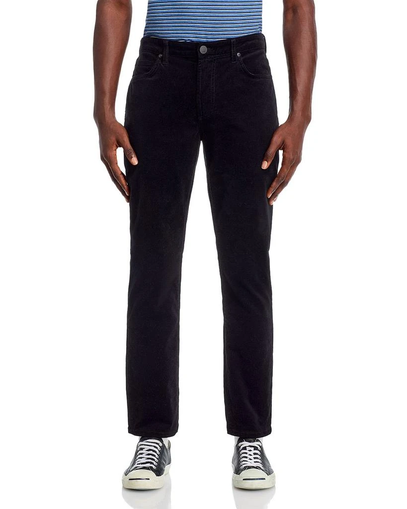 MONFRÈRE MONFRERE Brando Slim Fit Needle Cord Jeans in Noir Black 3