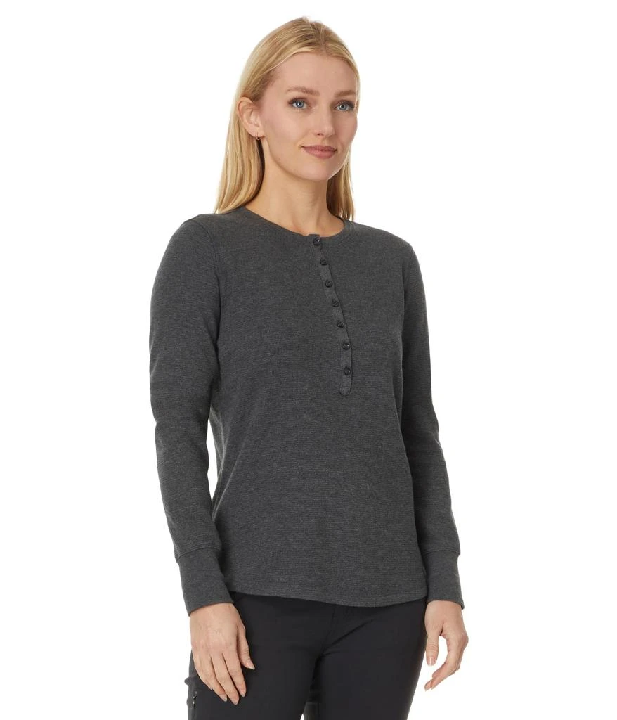 L.L.BEAN Waffle-Knit Henley 1