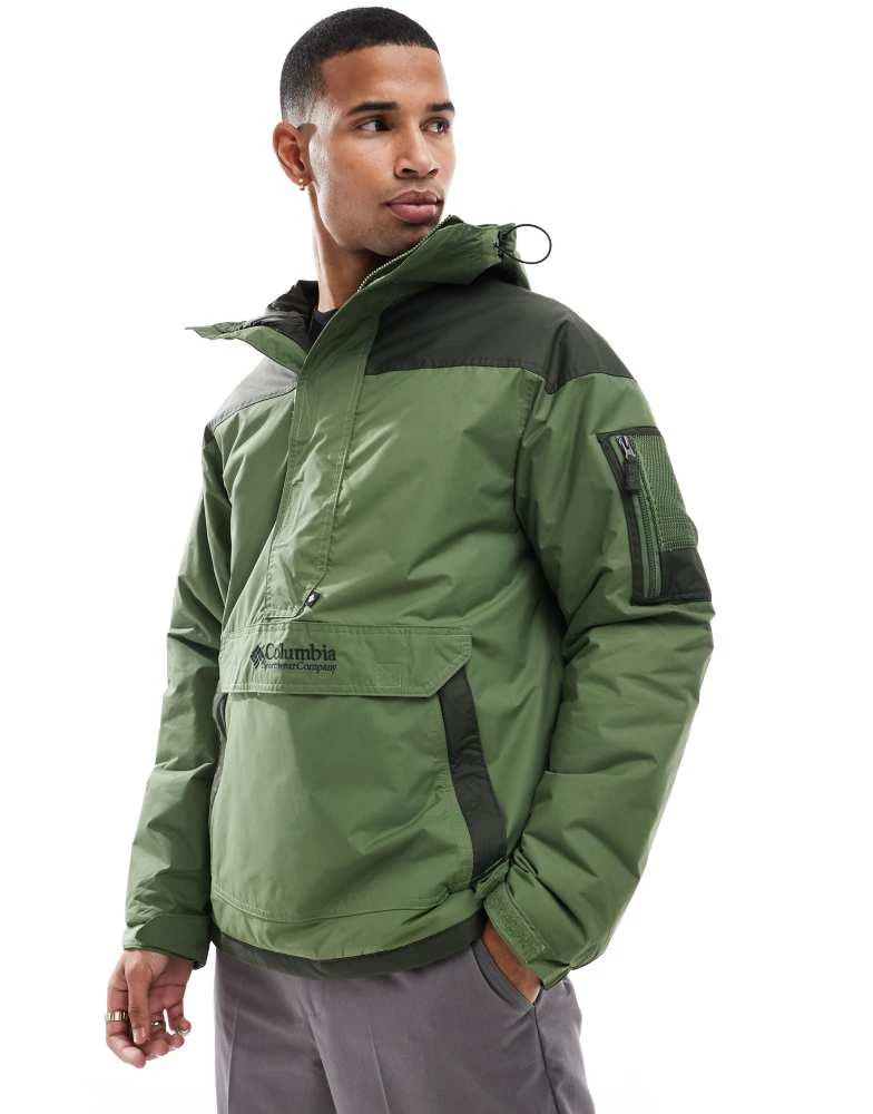 Columbia Columbia Challenger II insulated pullover in green 2