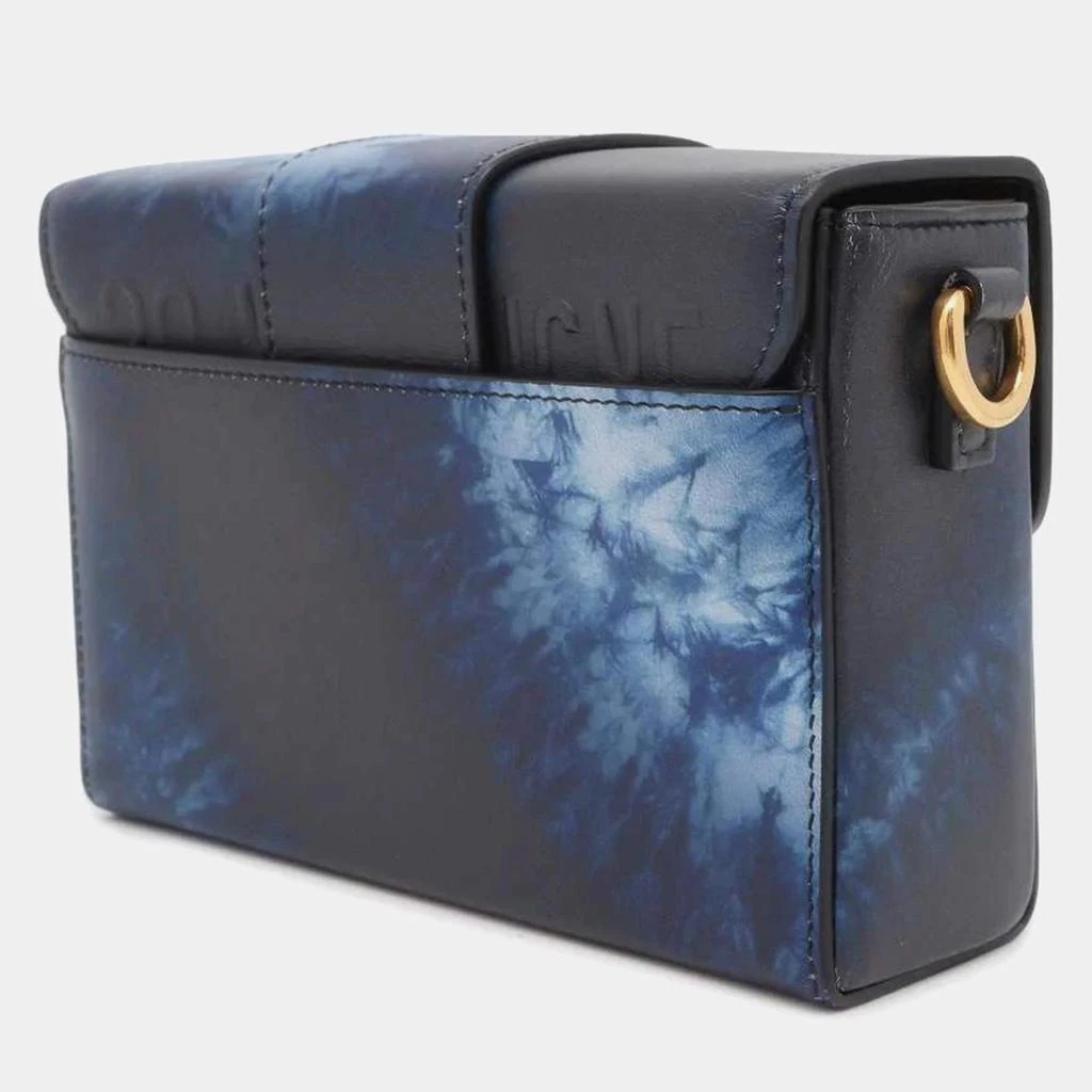 Dior Dior Blue Leather Graphic Print 30 Montaigne Box Bag 2