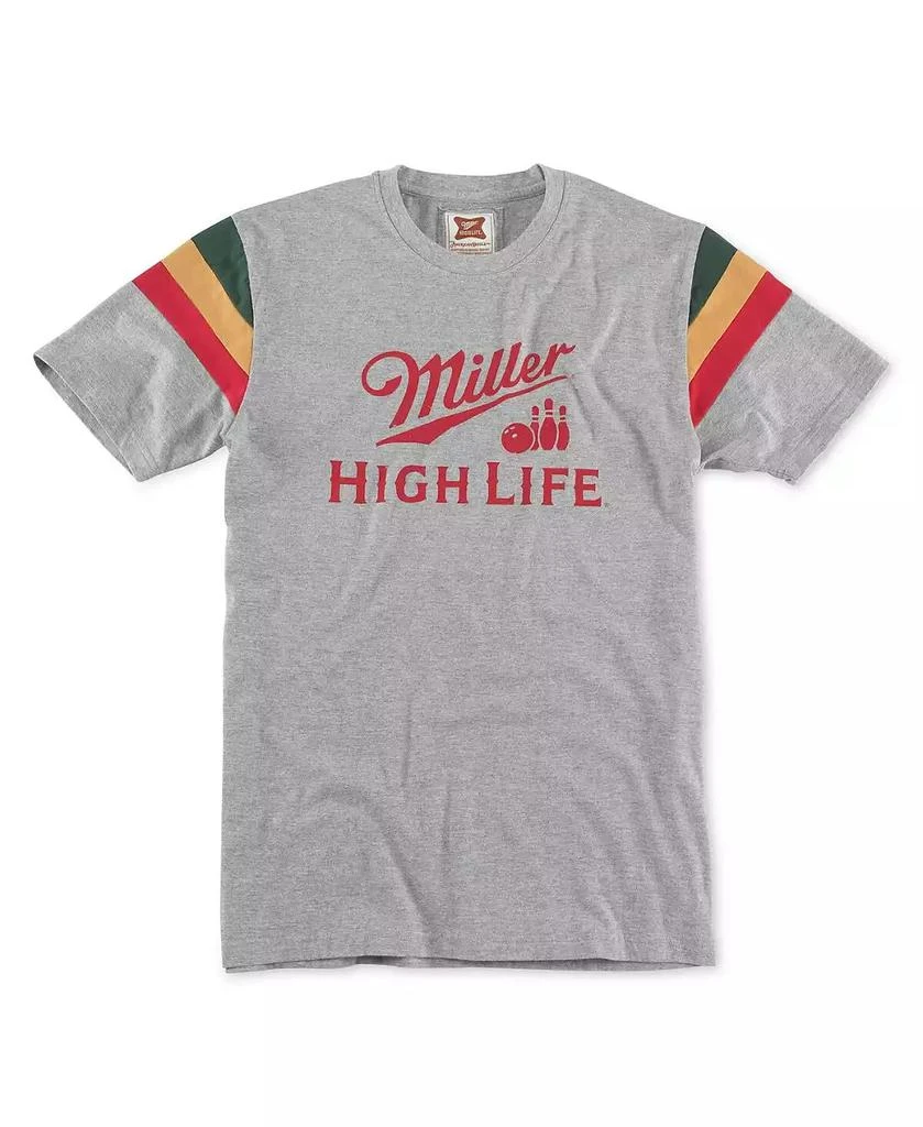American Needle Men's and Women's Heather Gray Miller Sunset T-Shirt 1