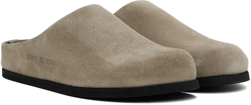 Common Projects Taupe Suede Loafers 4