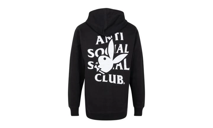 Anti Social Social Club Anti Social Social Club Playboy X Assc Bunny Logo Hoodie 4