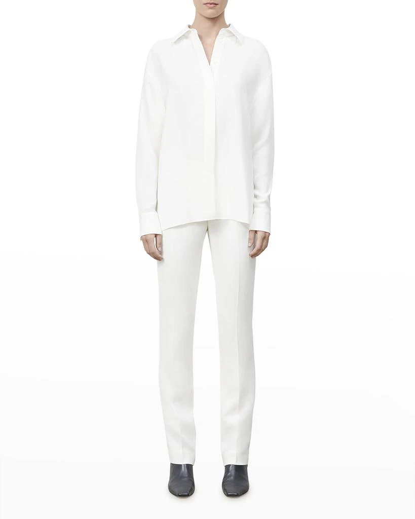 Lafayette 148 New York Petite Barrow Finesse Crepe Pants 2
