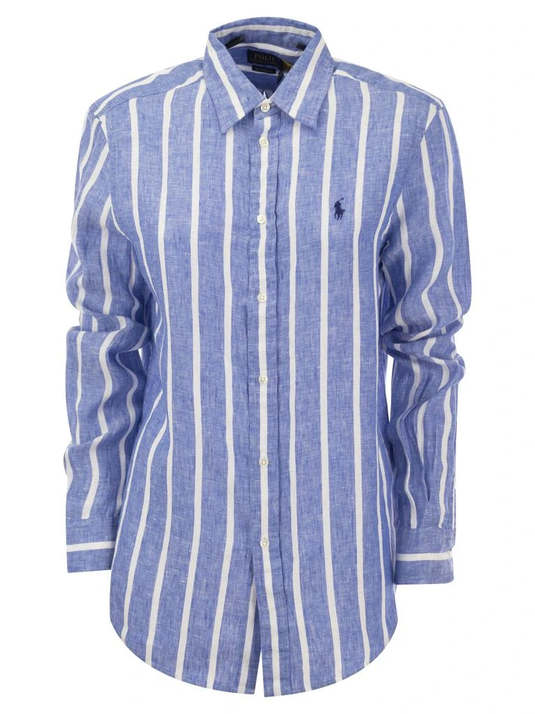 Ralph Lauren Relaxed-fit Linen Striped Shirt 1