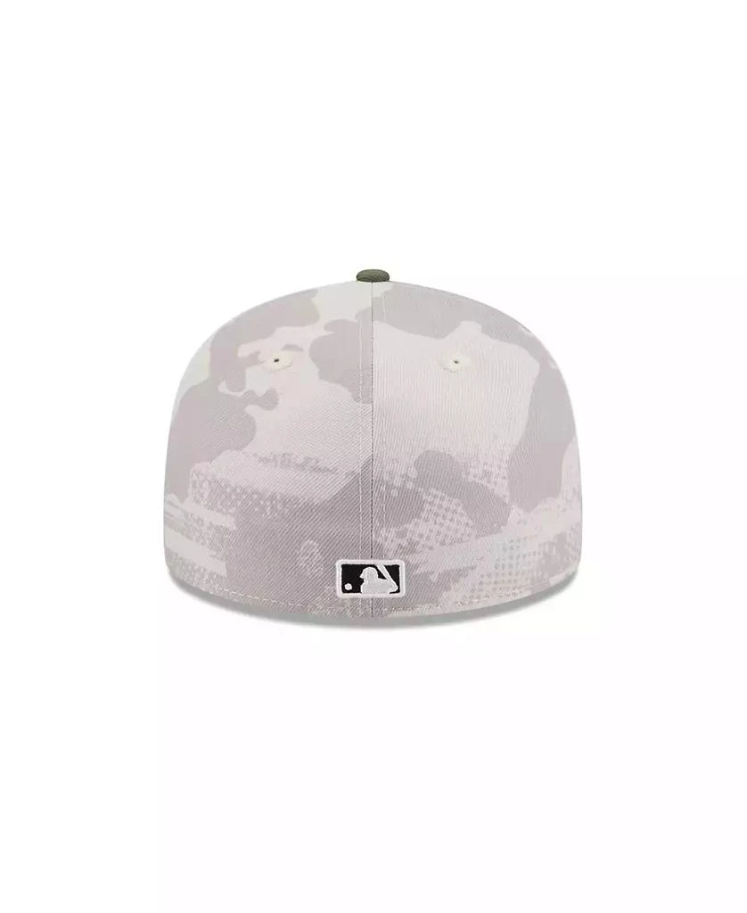 New Era Men's Light Beige/Olive Cincinnati Reds 2025 Armed Forces Day Low Profile 59FIFTY Fitted Hat 4