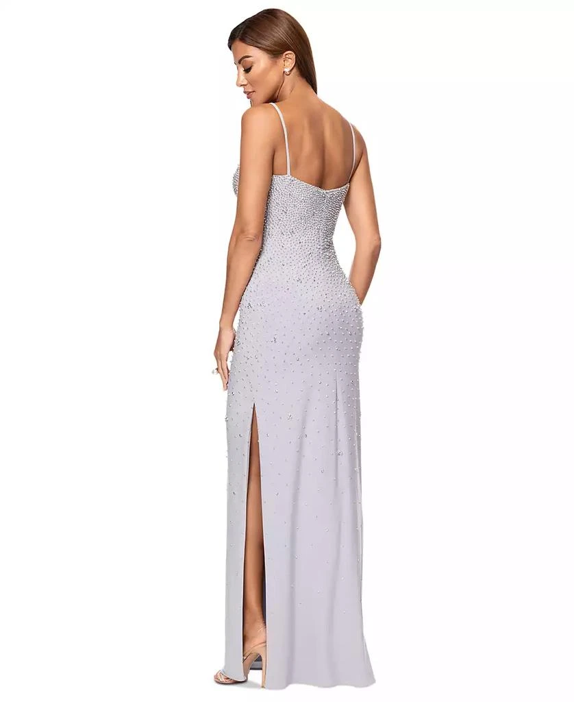 XSCAPE Women's Beaded Gown 4