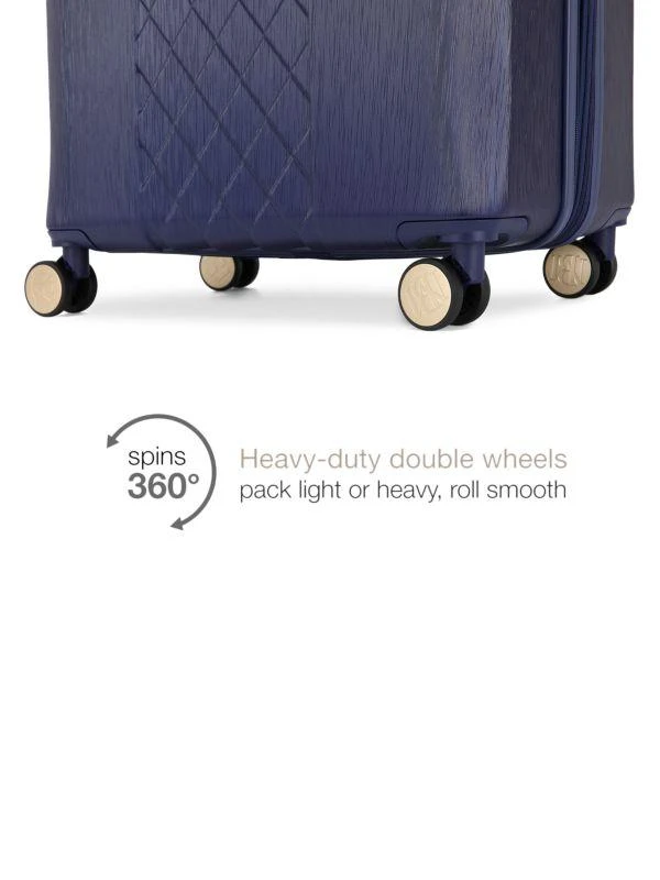 Badgley Mischka 3-Piece Patterned Spinner Suitcase 6