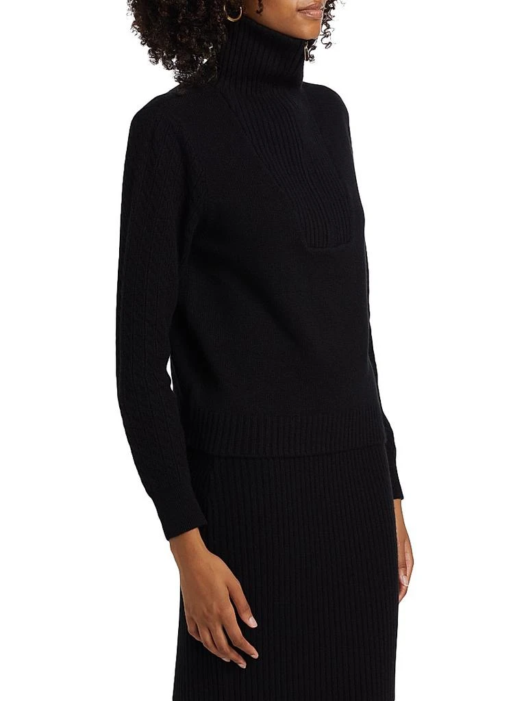 Saks Fifth Avenue Quarter-Zip Cashmere Sweater 4
