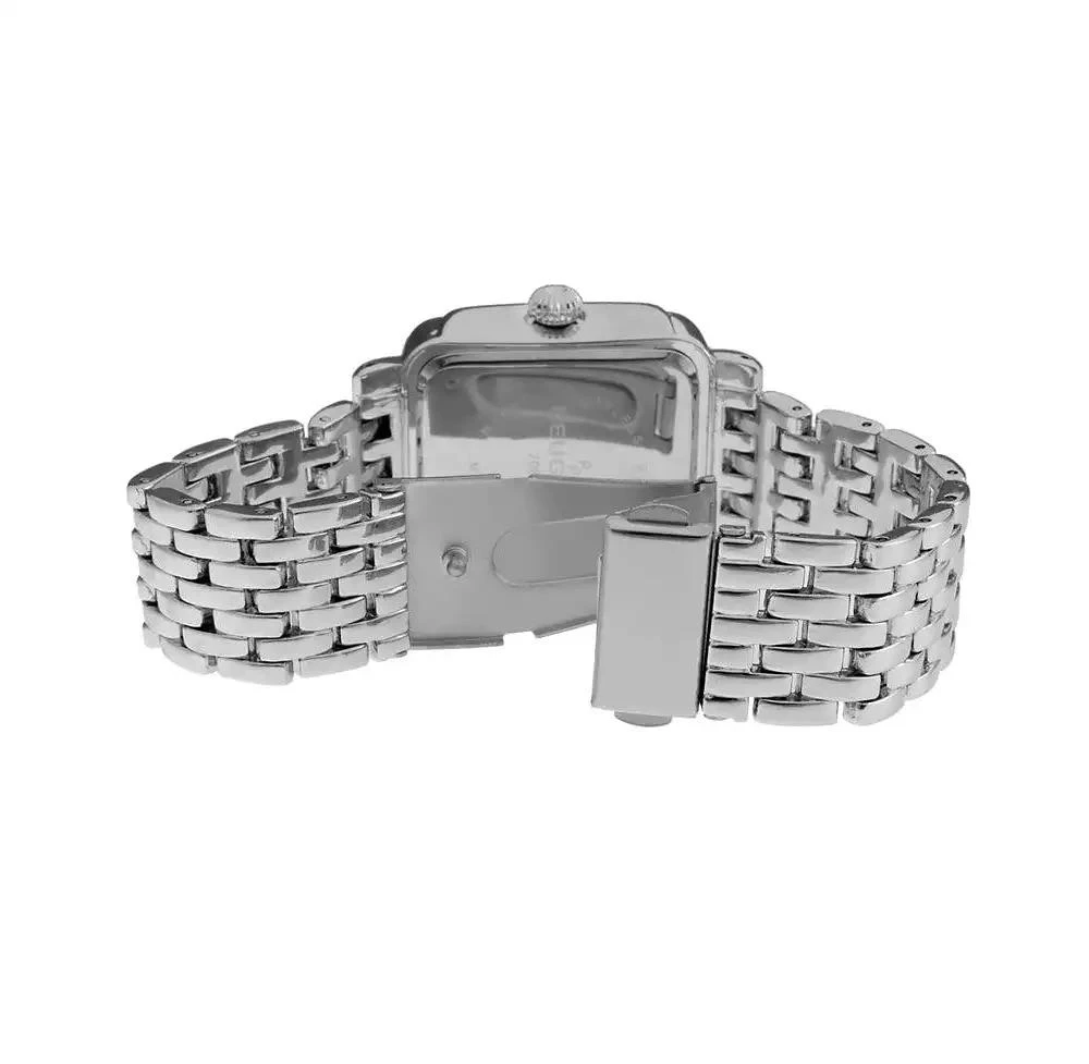 Peugeot Women's 36X30mm Silver Tank Bracelet Watch Panther Link Bracelet 2