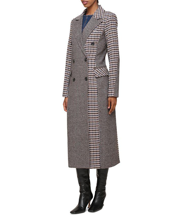 Avec Les Filles Mixed Print Coat