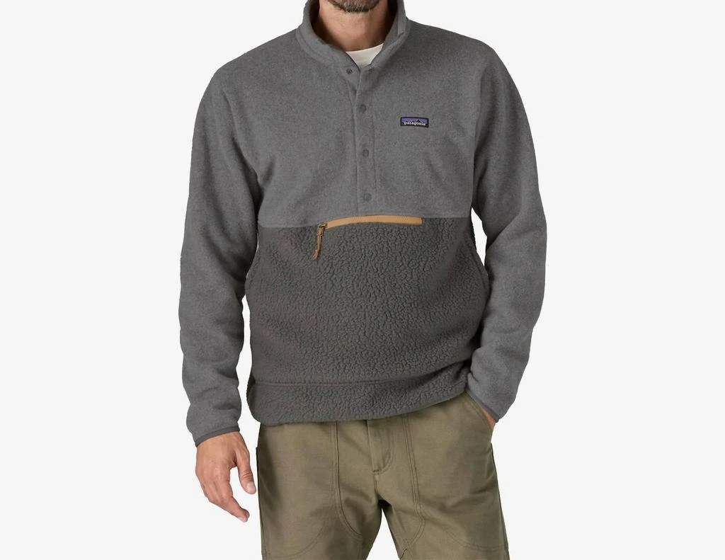 Patagonia Patagonia - retro pile snap fleece pullover