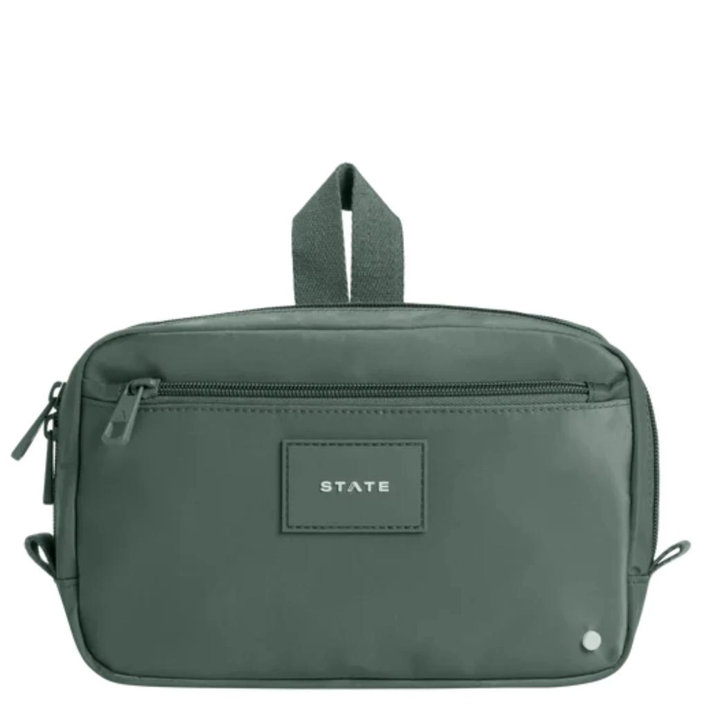 STATE Unisex - Hart Toiletry Kit Bag In Olive 1