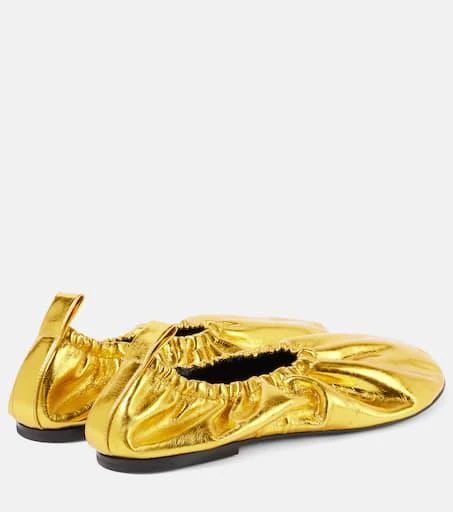 Jil Sander Leather ballet flats 2