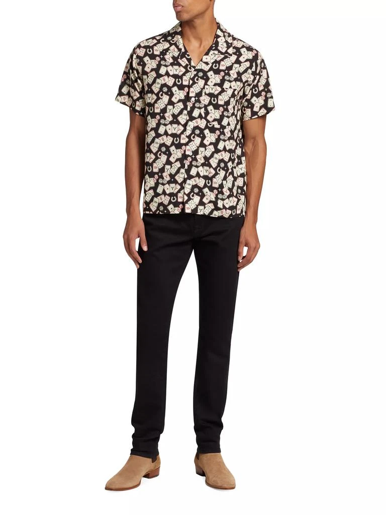 Midnight Rodeo Persistance of Memory Gambler Printed Camp Shirt 2