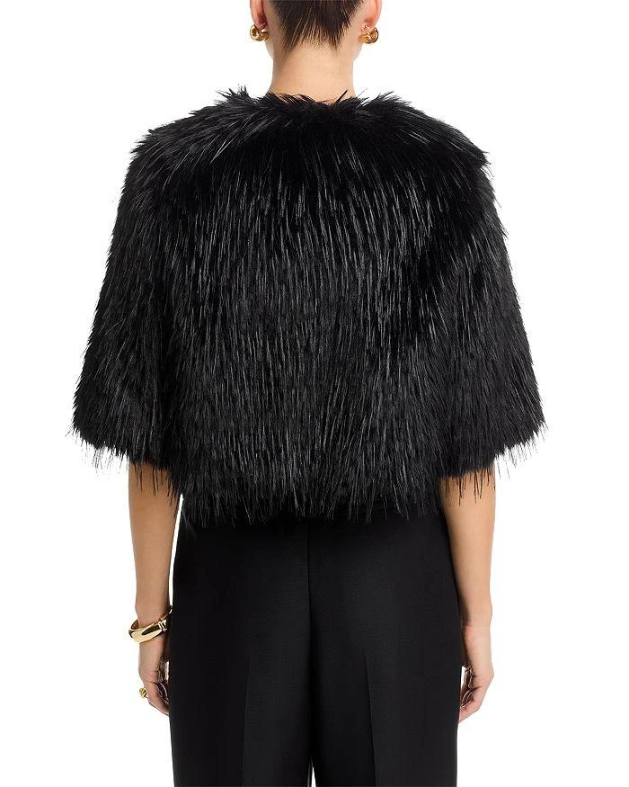 BCBG Aspen Faux Fur Shrug 4