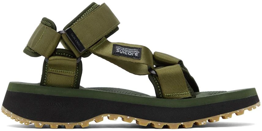 Suicoke Khaki DEPA-2TRab Sandals 1