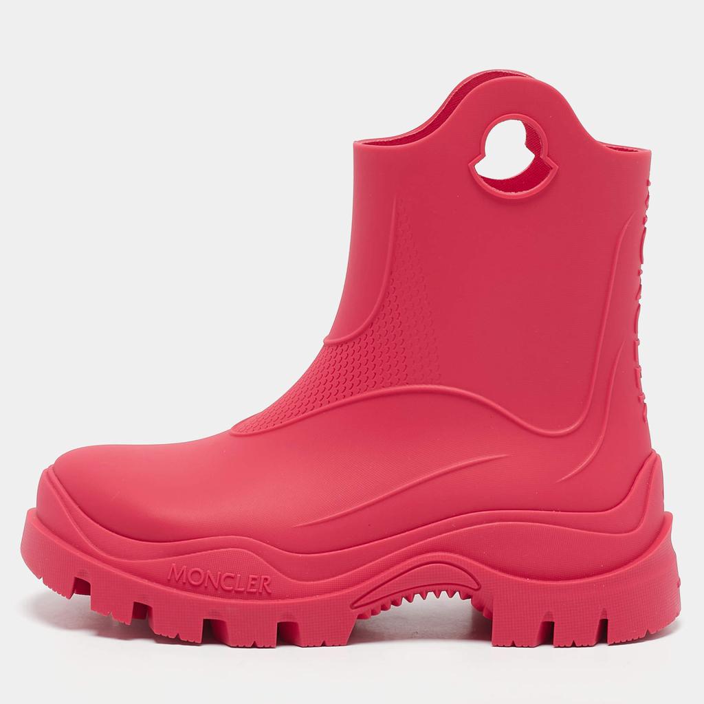 Moncler Moncler Pink Rubber Misty Rain Boots Size 35