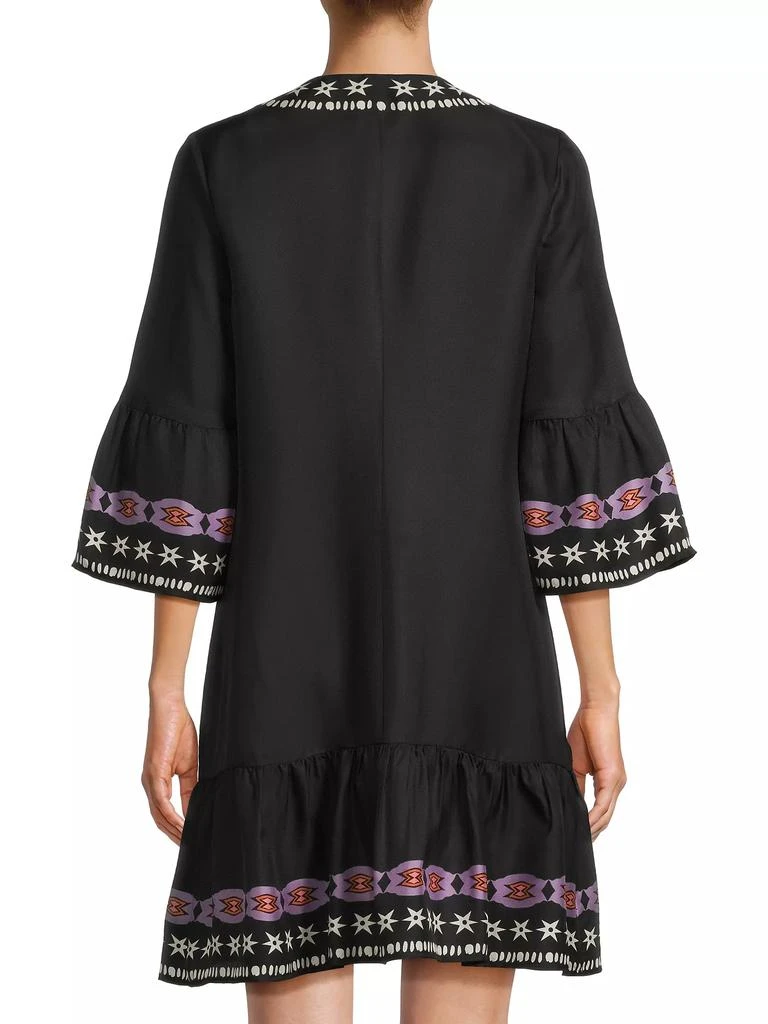 Johnny Was Hailee Floral Bell-Sleeve Minidress 5