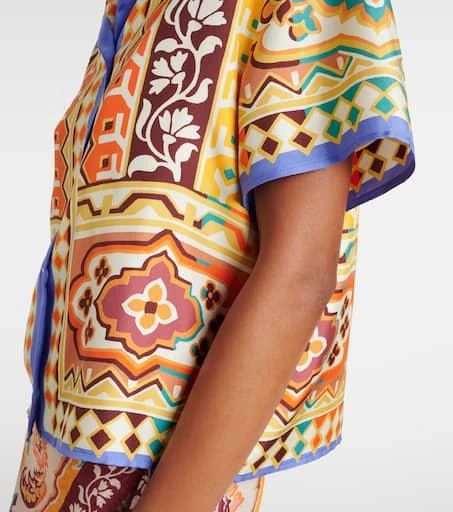 ETRO Printed silk shirt 5