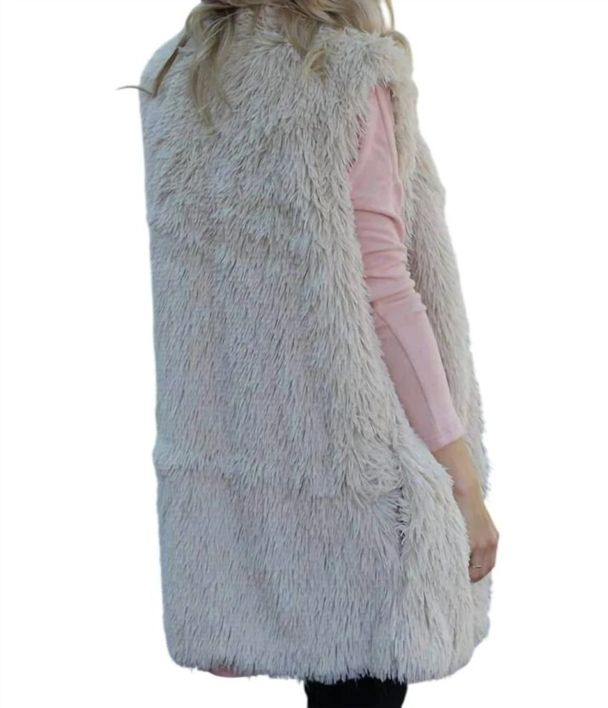 Angie Angie - Carrie Anne Faux Fur Vest 3