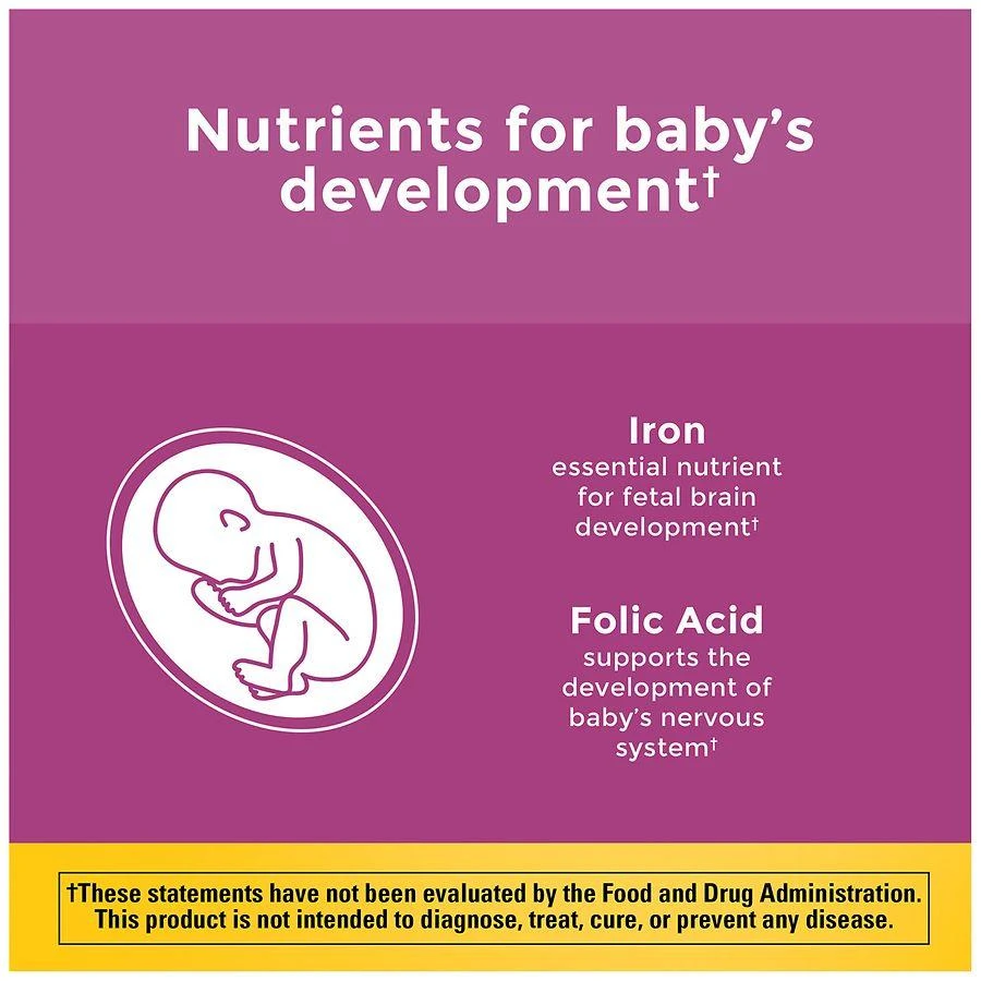 Nature Made Prenatal Multivitamin with Folic Acid Tablets 3