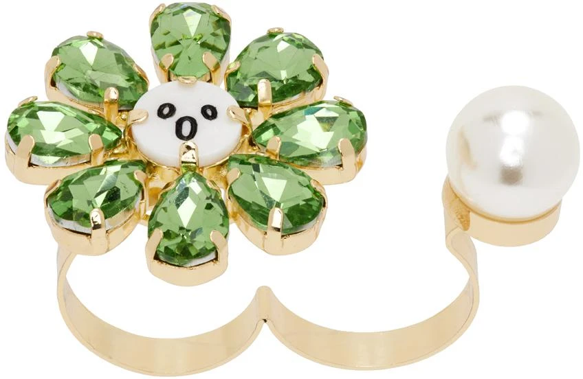 Charles Jeffrey LOVERBOY Gold Crazy Daizy Ring 1