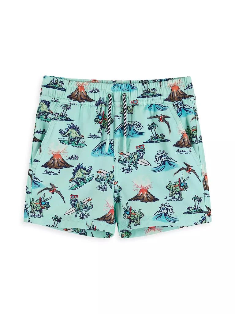 Andy & Evan Baby Boy's, Little Boy's & Boy's 2-Piece Dinosaur Rashguard Top & Swim Trunks Set 4