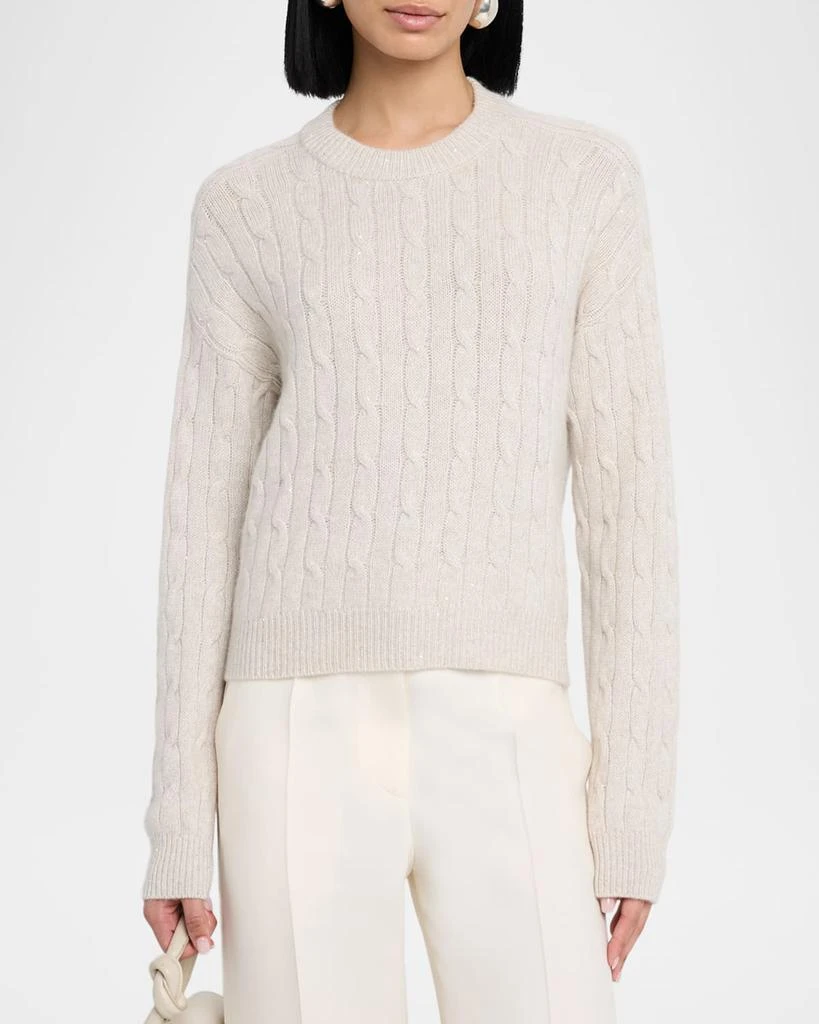 Arch4 Clover Mews Cashmere Cable-Knit Sweater 3