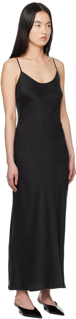 Silk Laundry Black 90s Slip Midi Dress - Dresses & Skirts - BeyondStyle