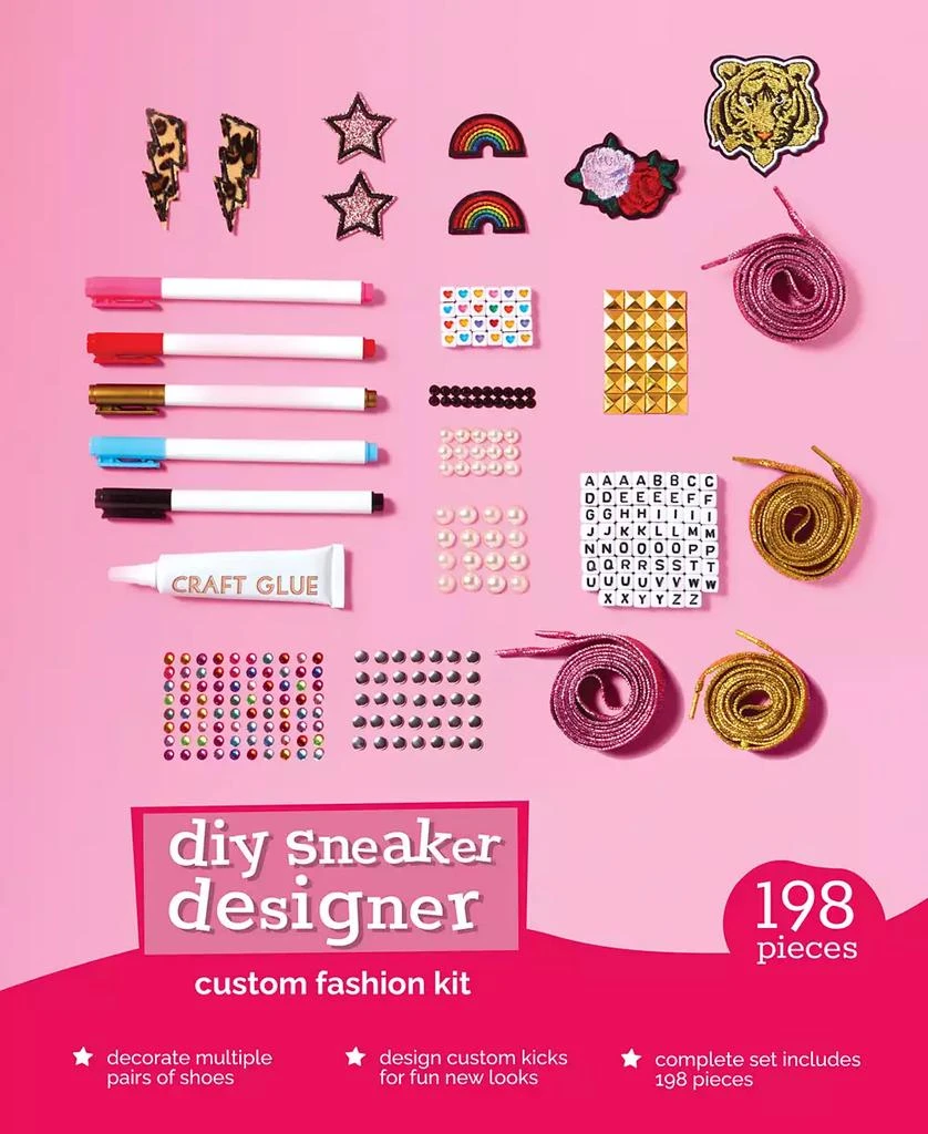 Geoffrey's Toy Box CLOSEOUT! Fashion Designer Do It Yourself Sneaker Decorating Set, Created for Macy's 6