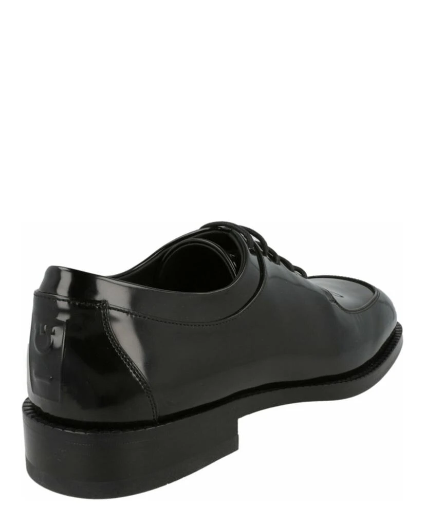 Salvatore Ferragamo Patent Dinamic Lace-up Derby Shoes -Wide Width 3