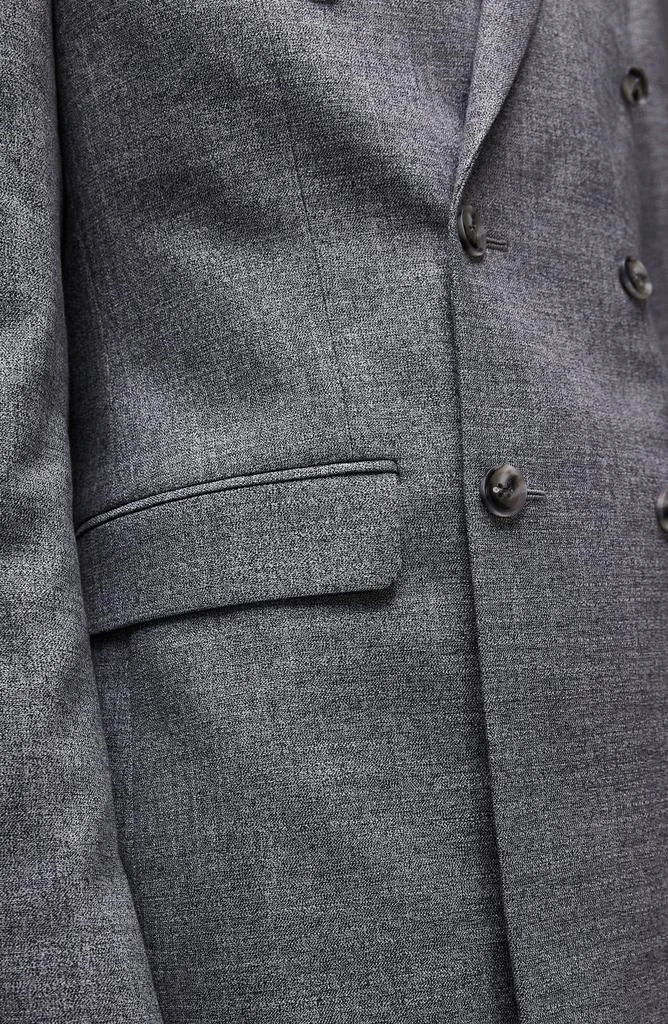 Skinny Fit Textured Cotton Double Breasted Suit Jacket  On Sale Now with  Up to 81% Off | Discover Exclusive Deals & Savings at BeyondStyle   Authentic Topman sportcoat|clothing|male|mens|men|jacket/sportcoat with  Limited-Time Discounts,