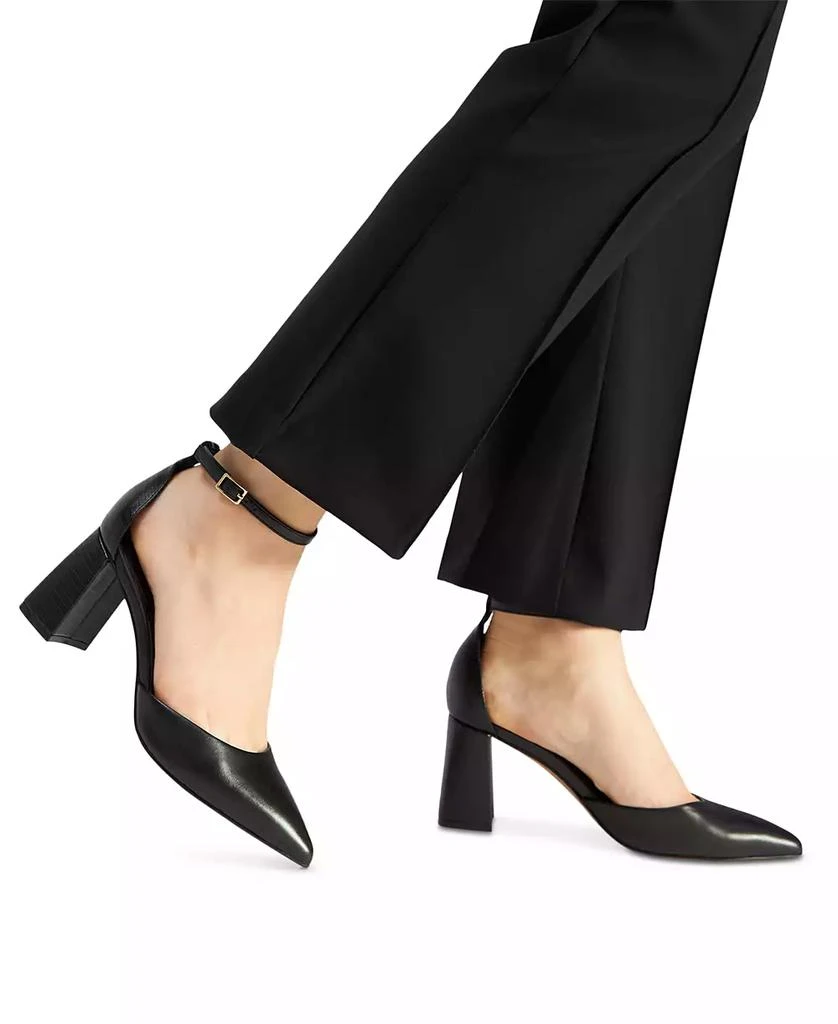 ALDO Women's Jan Pointed-Toe Ankle-Strap Block-Heel Pumps 6