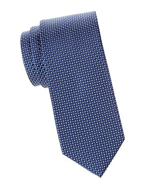 Eton Micro-Dot Silk Tie 1