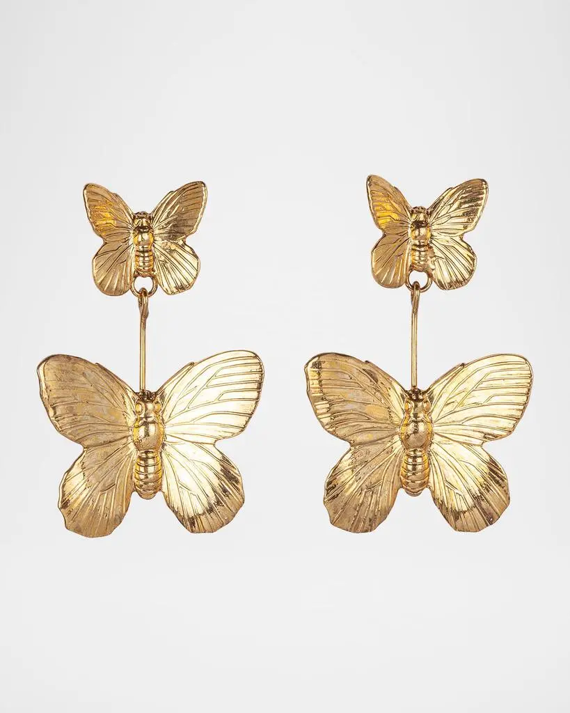 Jennifer Behr Ella Butterfly Drop Earrings