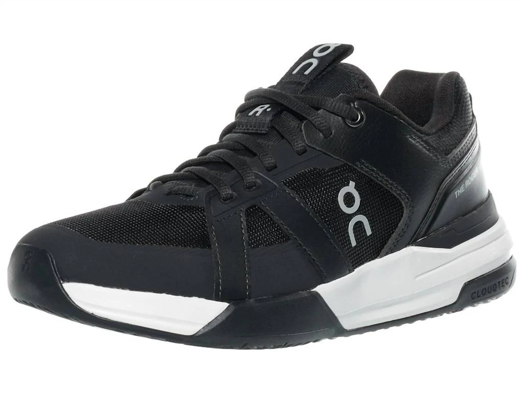 On Women
s On The Roger Clubhlouse Pro Shoes In Black/ White 2