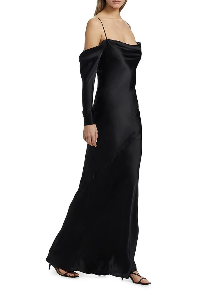 L'Agence Melly Silk Off-The-Shoulder Gown 2