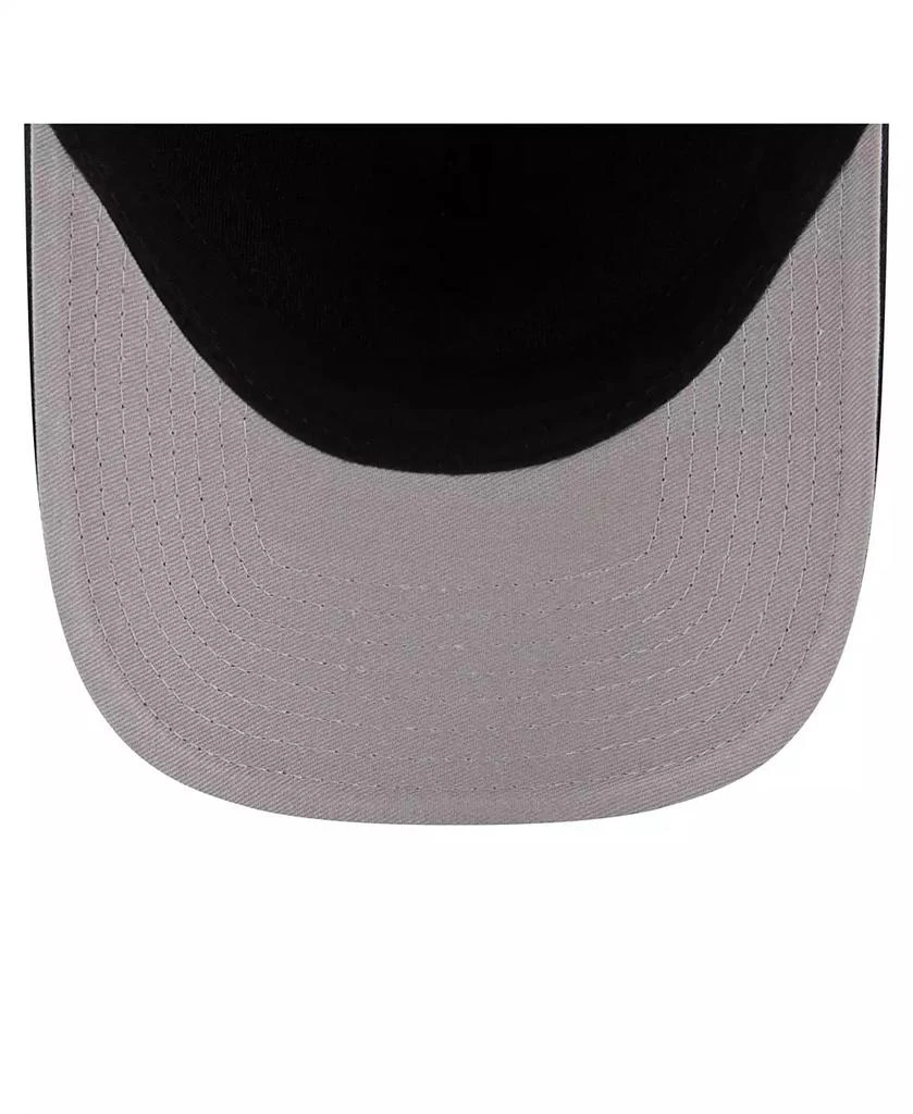 New Era Men's Black New York Yankees Player Replica 9FORTY Adjustable Hat 2