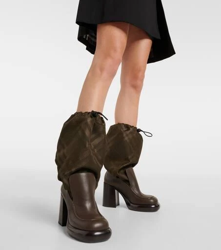 Burberry Burberry Check knee-high boots 4